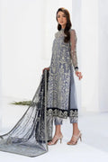 Zarif | LA CELESTE LUXURY Formals | ZLC 05 ASH GREY - House Of Hania