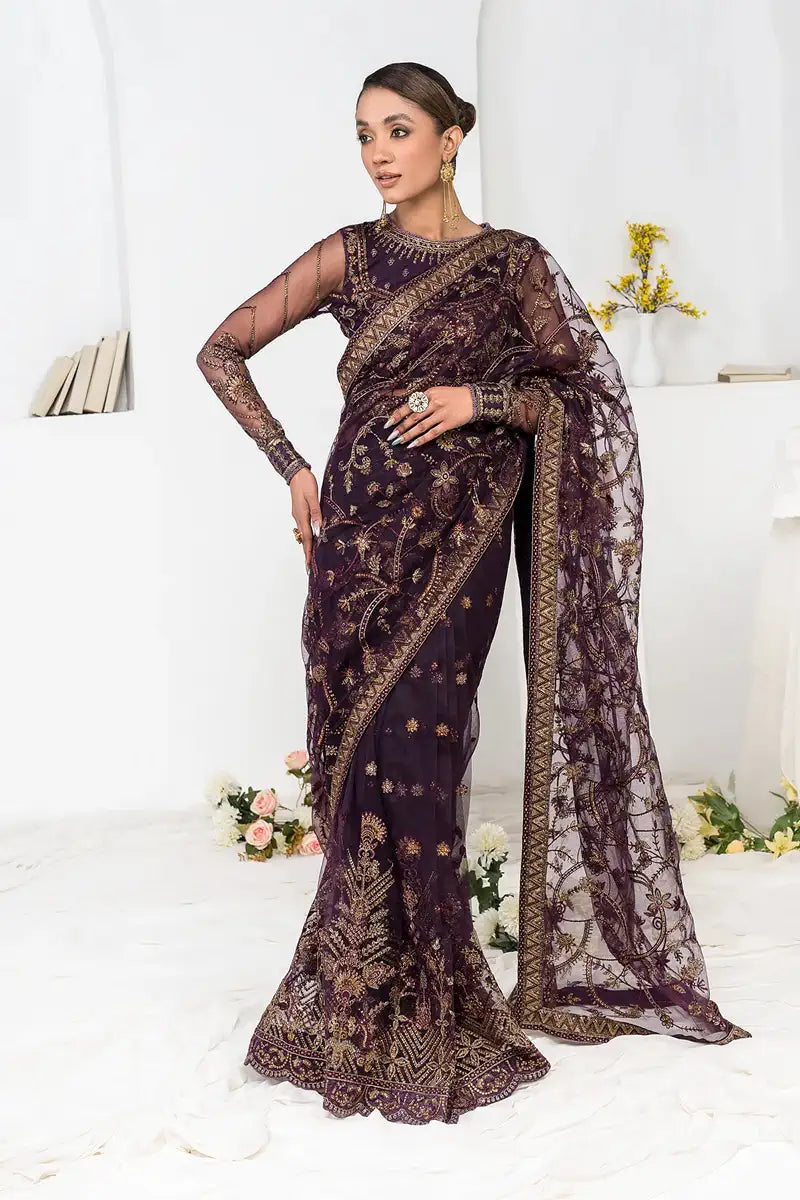 Zarif | LA CELESTE LUXURY Formals | ZLC 06 LAVENDER - House Of Hania