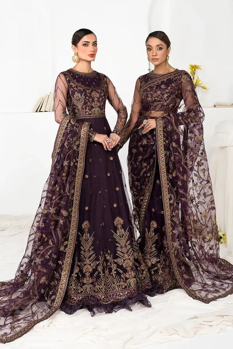 Zarif | LA CELESTE LUXURY Formals | ZLC 06 LAVENDER - House Of Hania