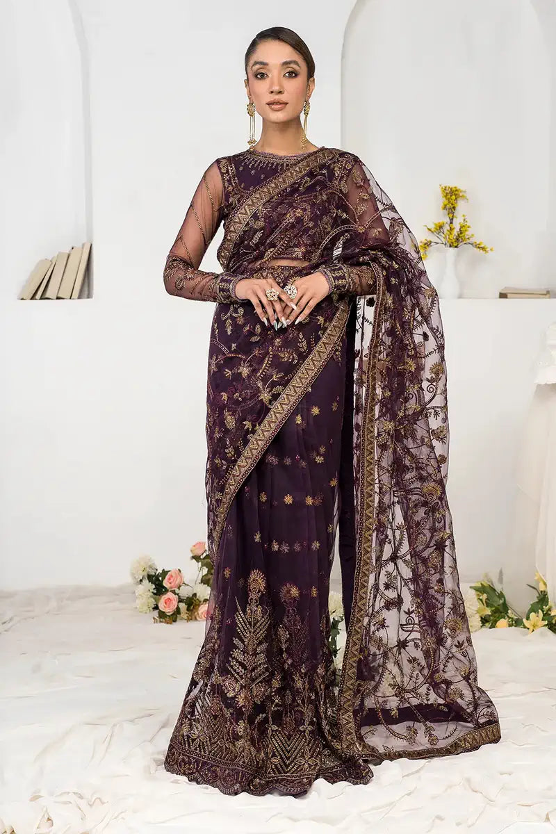 Zarif | LA CELESTE LUXURY Formals | ZLC 06 LAVENDER - House Of Hania