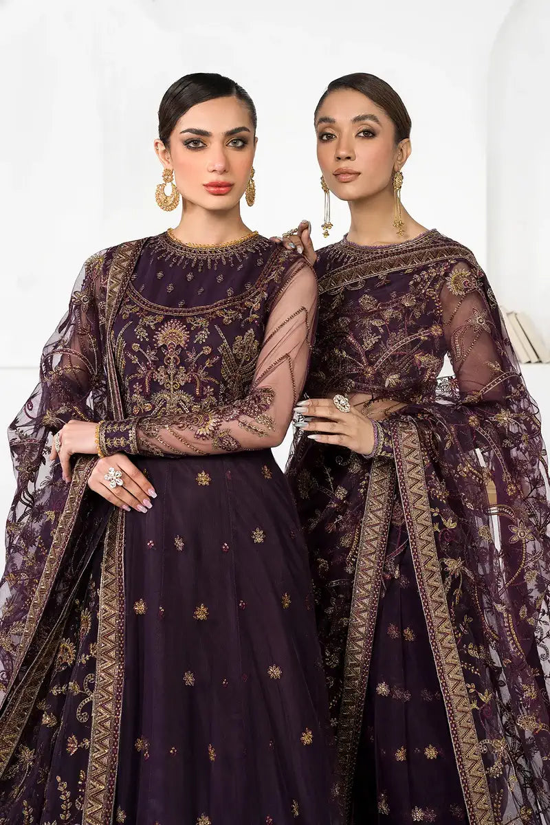 Zarif | LA CELESTE LUXURY Formals | ZLC 06 LAVENDER - House Of Hania