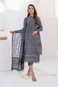 Zarif | LA CELESTE LUXURY Formals | ZLC 08 DUSTY TEAL - House Of Hania