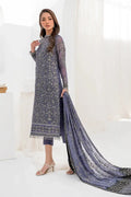 Zarif | LA CELESTE LUXURY Formals | ZLC 08 DUSTY TEAL - House Of Hania