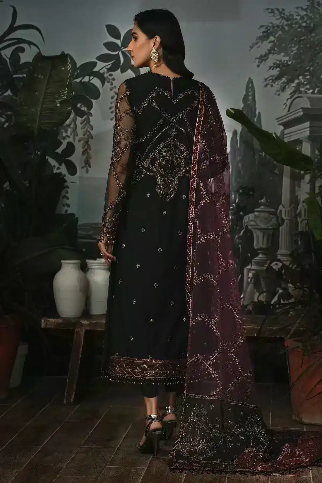 Zarif | LA ROSELLA Formals | ZLR 04 NIGHT GLOW - House Of Hania
