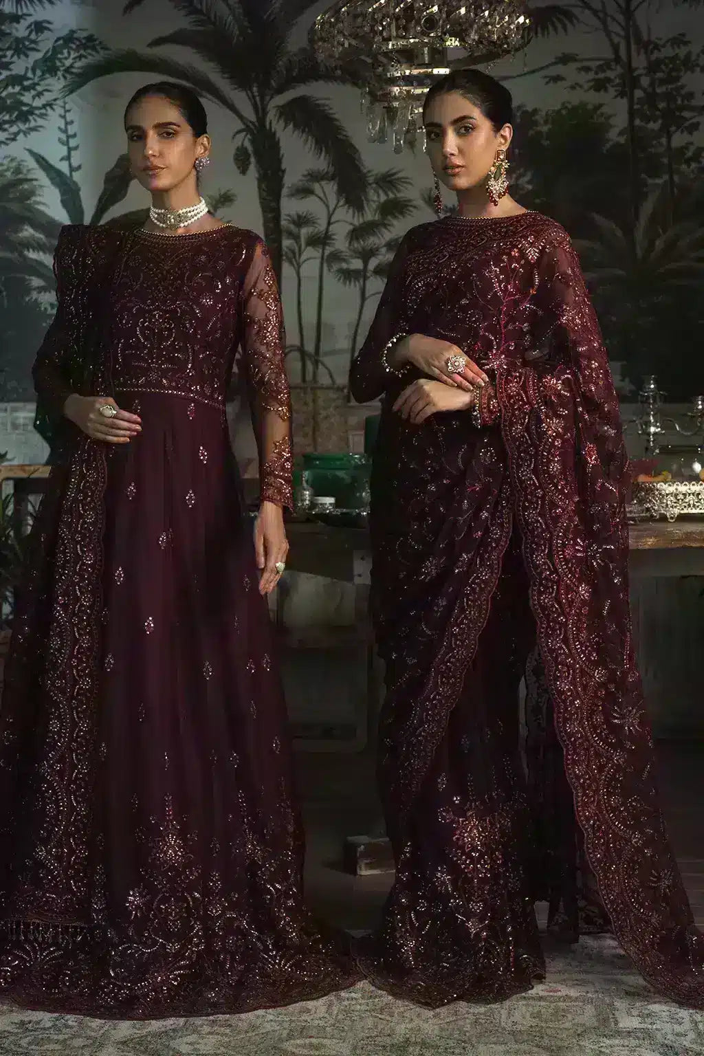 Zarif | LA ROSELLA Formals | ZLR 06 CARMINE - House Of Hania