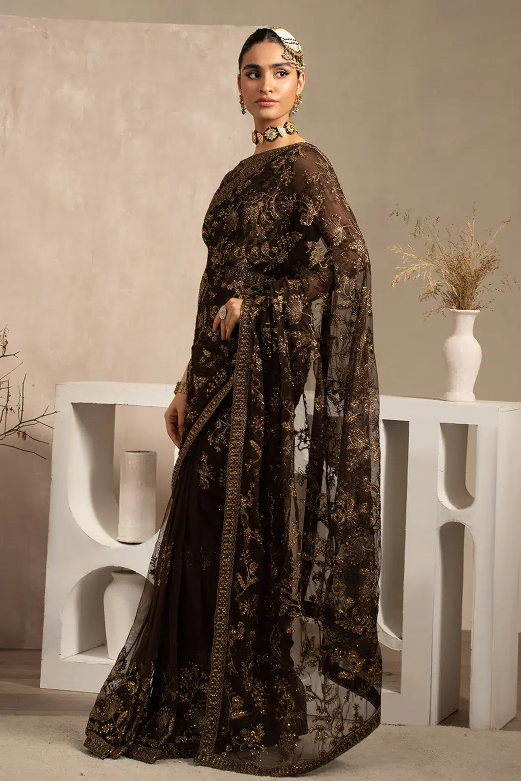Zarif | Naqsh Festive Formals 23 | ZRN 01 SIYAH - House Of Hania