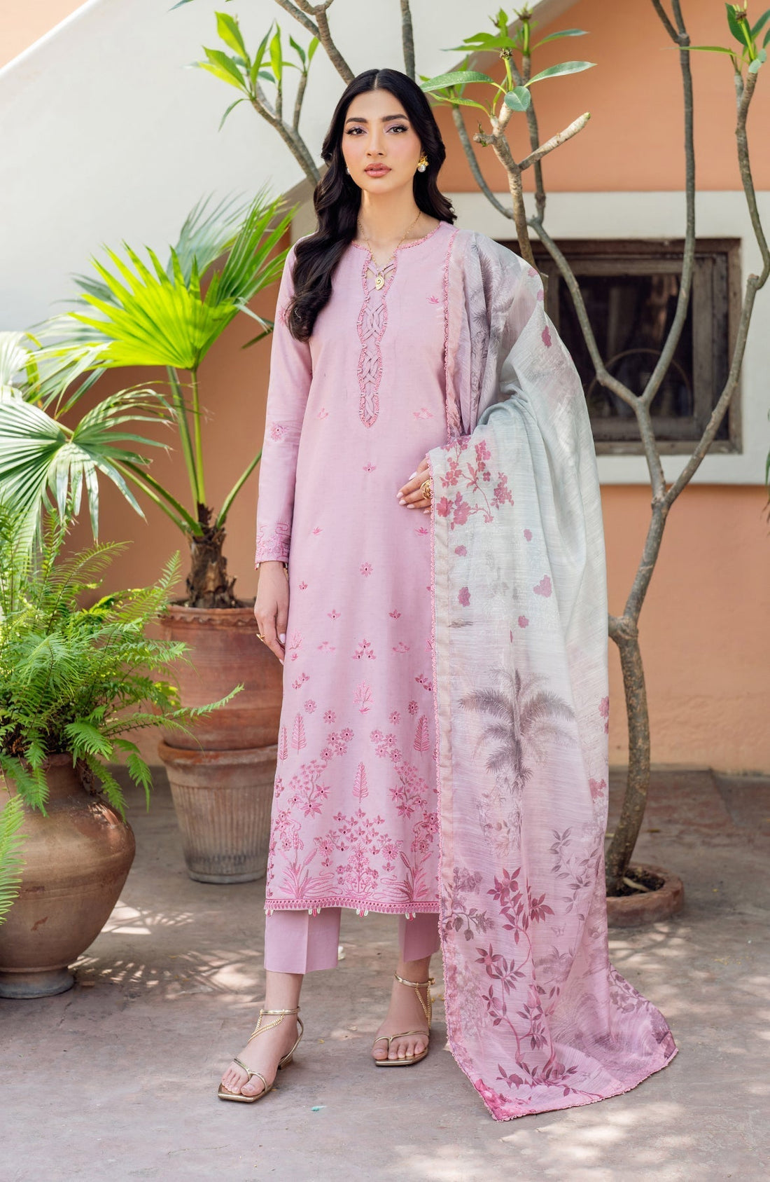 Zarif | Nura Textured Lawn 25 | JEEM - House Of Hania