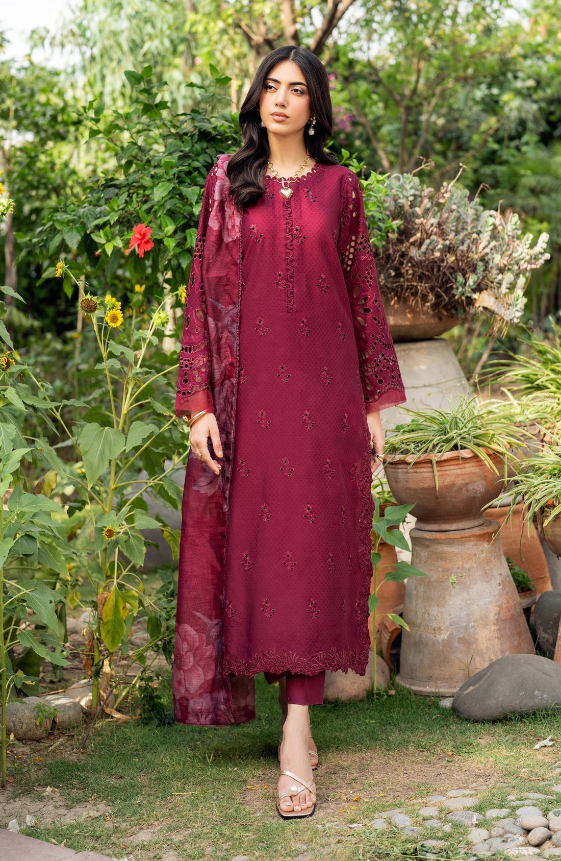 Zarif | Nura Textured Lawn 25 | MORICH - House Of Hania