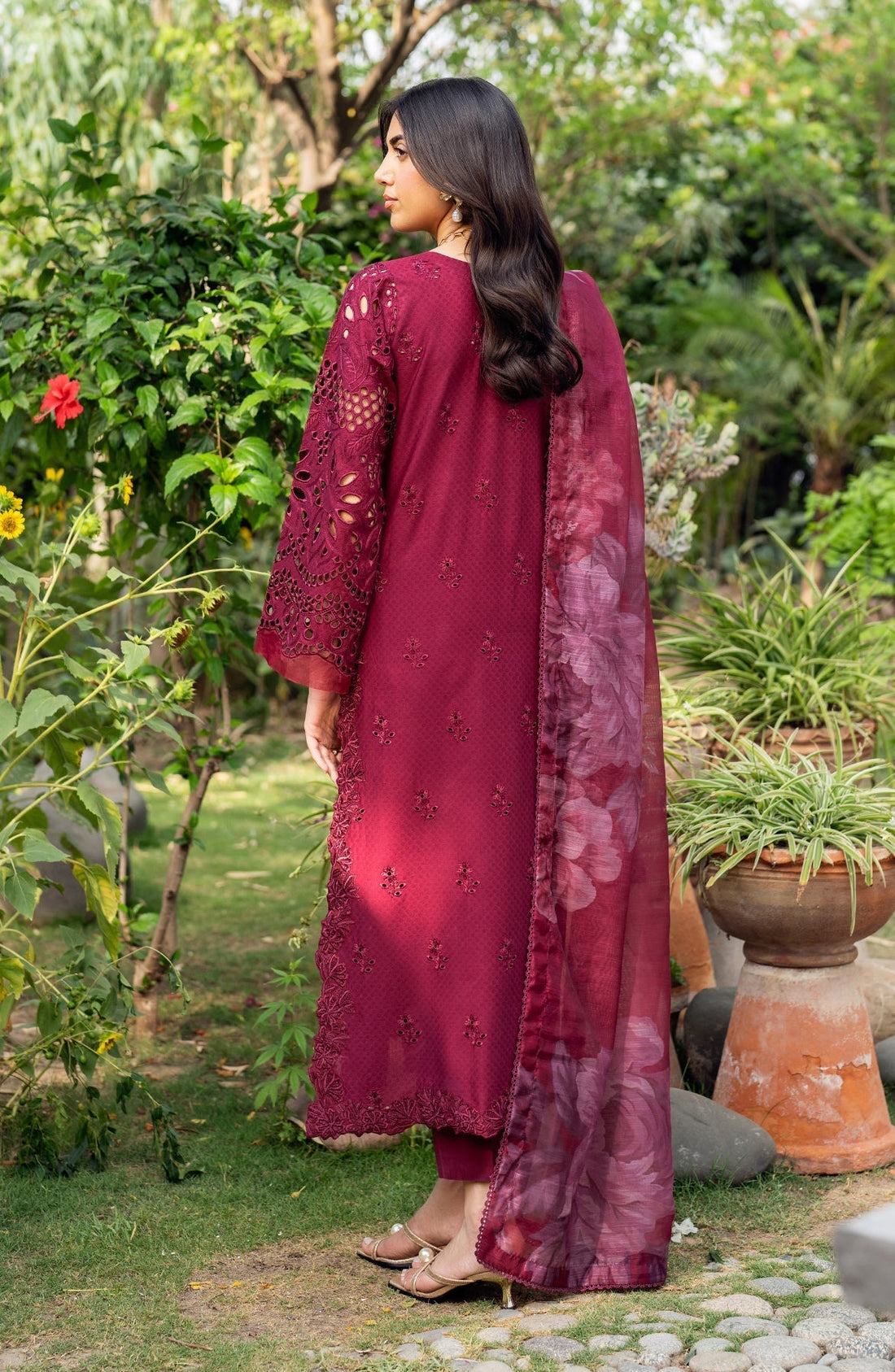 Zarif | Nura Textured Lawn 25 | MORICH - House Of Hania