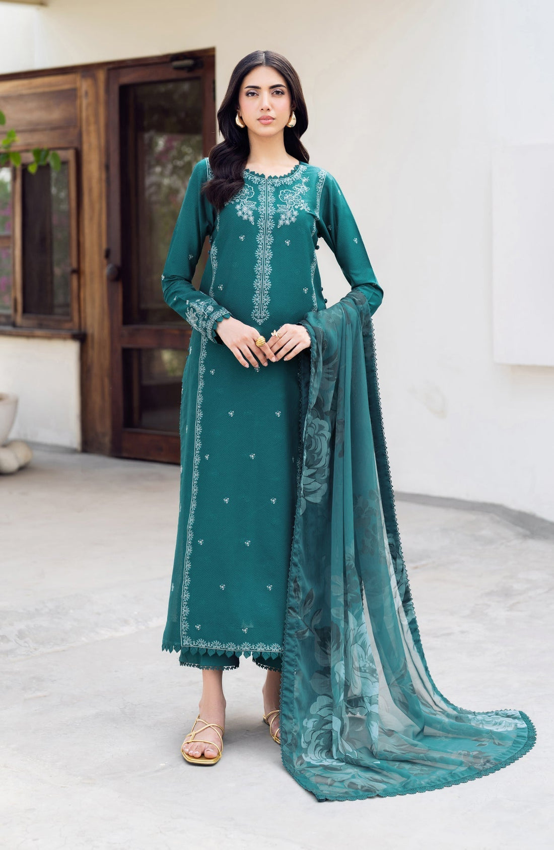 Zarif | Nura Textured Lawn 25 | NUSA - House Of Hania