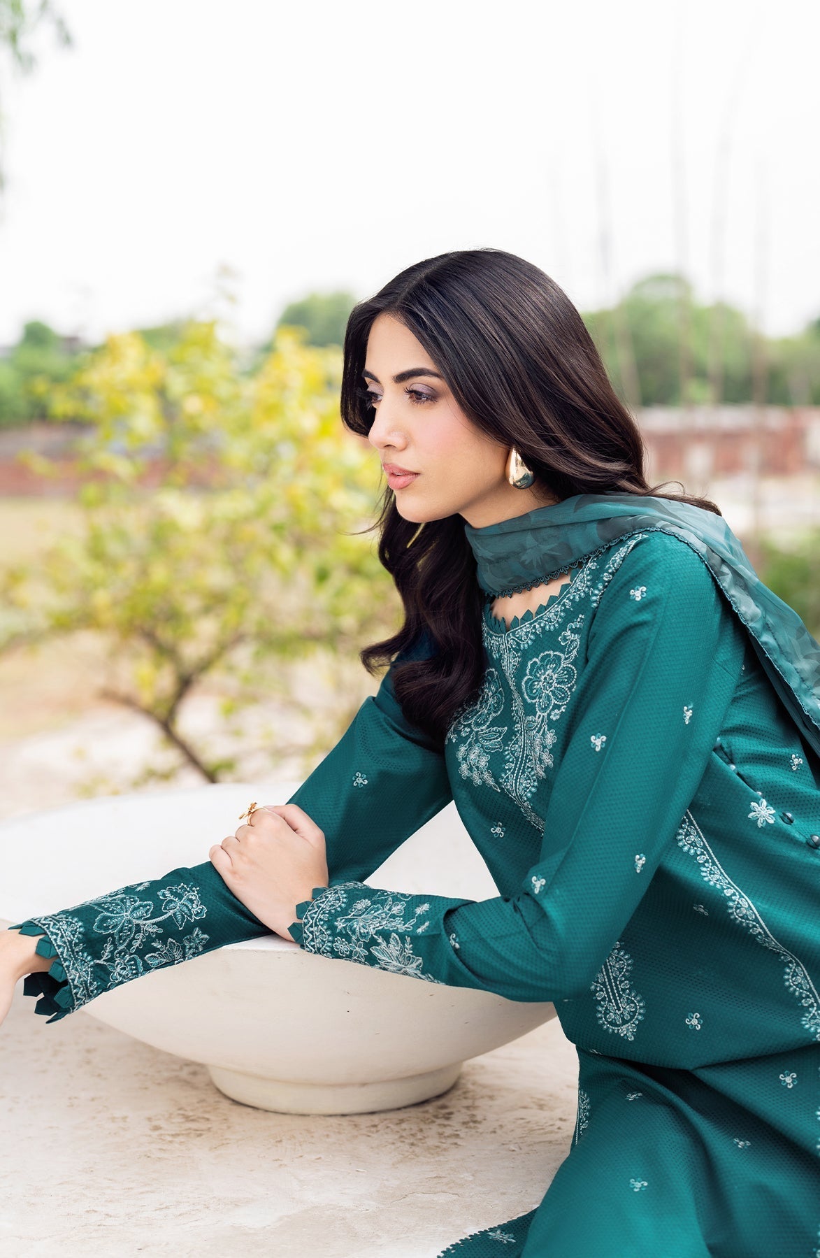Zarif | Nura Textured Lawn 25 | NUSA - House Of Hania