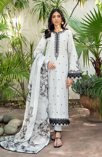 Zarif | Nura Textured Lawn 25 | REEHA - House Of Hania