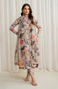 Zarif | Prints 24 |  ZGS 05 BEIGE - House Of Hania