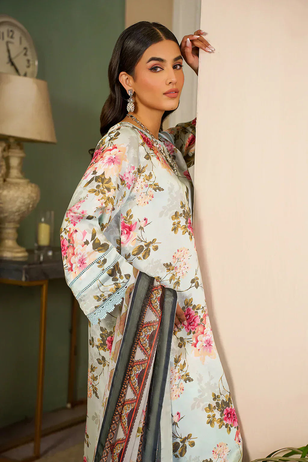 Zarif | Prints 24 | ZSP 02 AQUA - House Of Hania