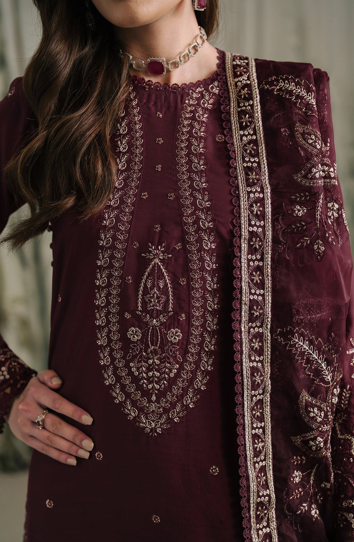 Zarif | Raw Silk | ZRF-RW-04 LIANA - House Of Hania