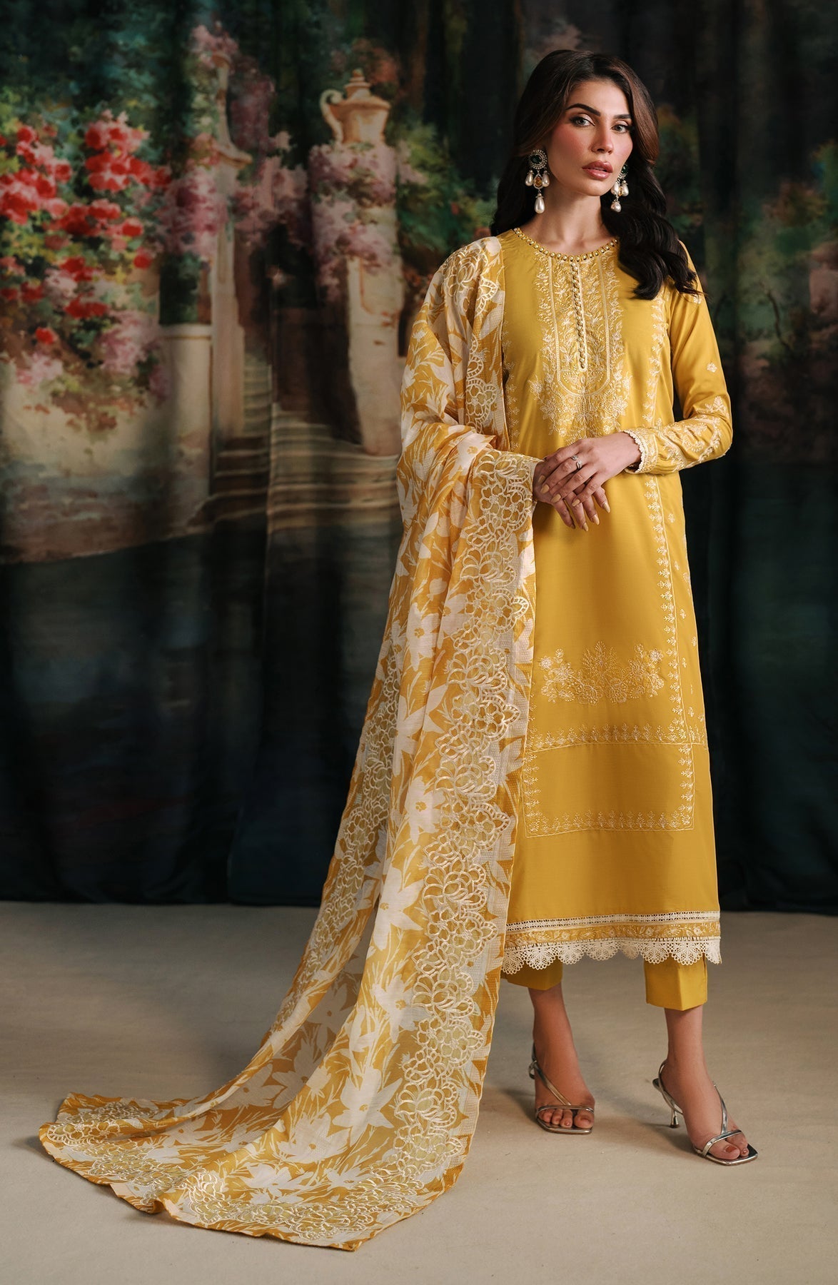 Zarif | Raw Silk | ZRF-RW-06 AZAL - House Of Hania