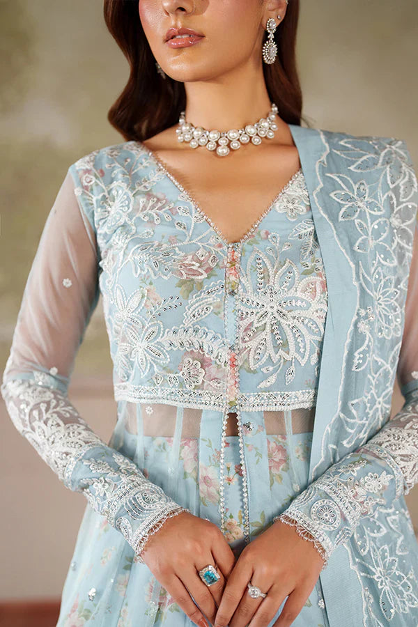 Zarif | Zaneera Printed & Embroidered Formals | ZRF-ZPE-02 AROOSH - House Of Hania