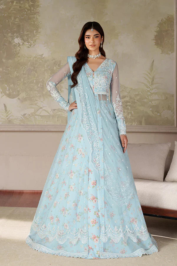 Zarif | Zaneera Printed & Embroidered Formals | ZRF-ZPE-02 AROOSH - House Of Hania