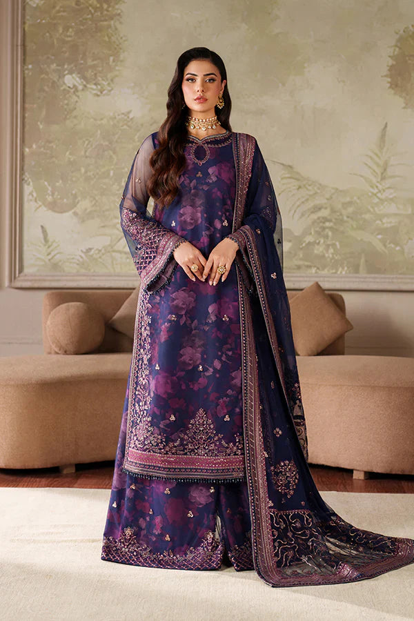 Zarif | Zaneera Printed & Embroidered Formals | ZRF-ZPE-03 ASRA - House Of Hania