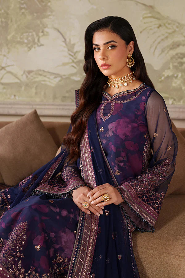 Zarif | Zaneera Printed & Embroidered Formals | ZRF-ZPE-03 ASRA - House Of Hania