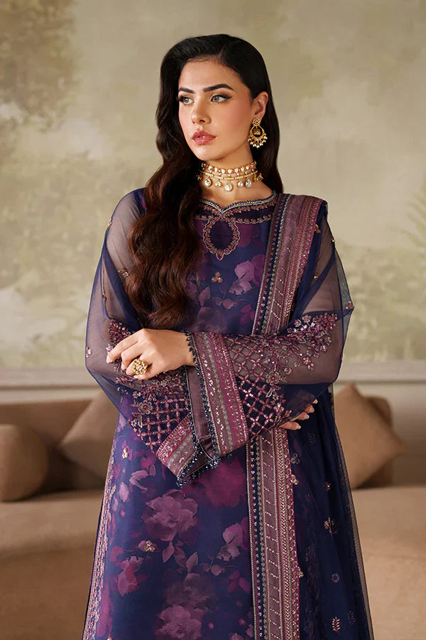 Zarif | Zaneera Printed & Embroidered Formals | ZRF-ZPE-03 ASRA - House Of Hania