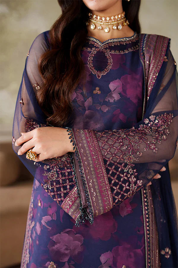 Zarif | Zaneera Printed & Embroidered Formals | ZRF-ZPE-03 ASRA - House Of Hania