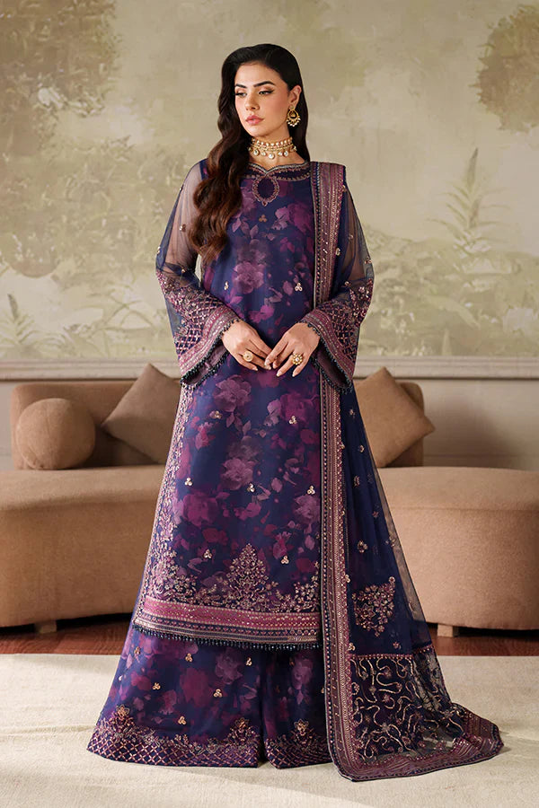 Zarif | Zaneera Printed & Embroidered Formals | ZRF-ZPE-03 ASRA - House Of Hania