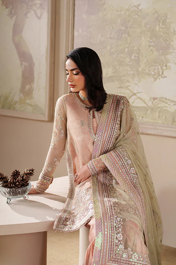 Zarif | Zaneera Printed & Embroidered Formals | ZRF-ZPE-04 SERIYAH - House Of Hania