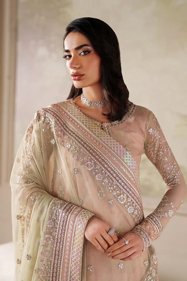 Zarif | Zaneera Printed & Embroidered Formals | ZRF-ZPE-04 SERIYAH - House Of Hania