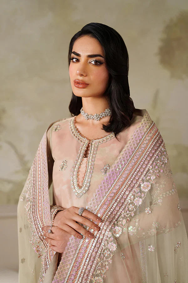 Zarif | Zaneera Printed & Embroidered Formals | ZRF-ZPE-04 SERIYAH - House Of Hania