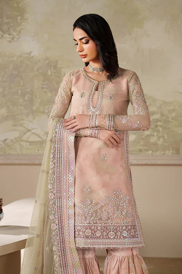 Zarif | Zaneera Printed & Embroidered Formals | ZRF-ZPE-04 SERIYAH - House Of Hania