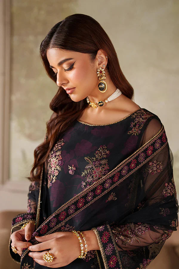 Zarif | Zaneera Printed & Embroidered Formals | ZRF-ZPE-05 ASHAAL - House Of Hania