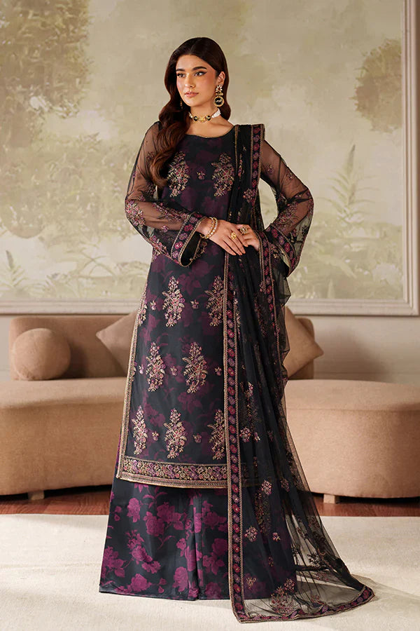 Zarif | Zaneera Printed & Embroidered Formals | ZRF-ZPE-05 ASHAAL - House Of Hania