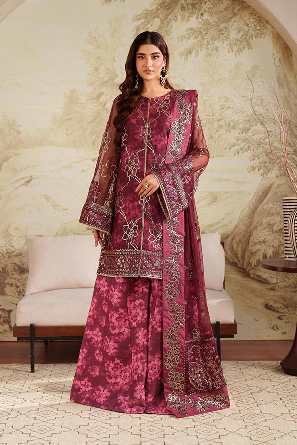 Zarif | Zaneera Printed & Embroidered Formals | ZRF-ZPE-07 FALEK - House Of Hania