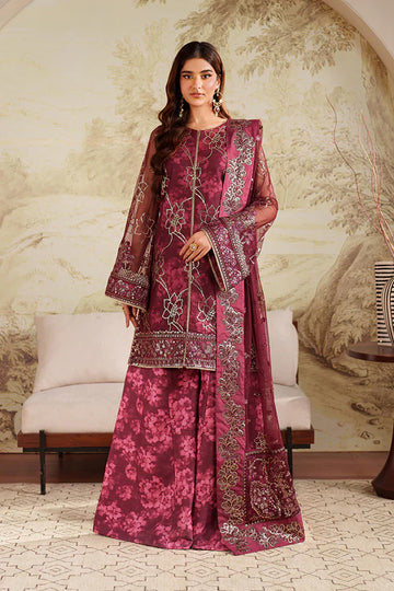 Zarif | Zaneera Printed & Embroidered Formals | ZRF-ZPE-07 FALEK - House Of Hania