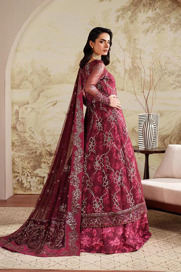 Zarif | Zaneera Printed & Embroidered Formals | ZRF-ZPE-07 FALEK - House Of Hania