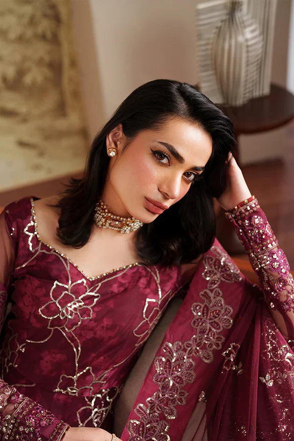 Zarif | Zaneera Printed & Embroidered Formals | ZRF-ZPE-07 FALEK - House Of Hania