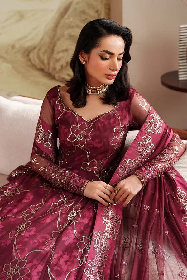 Zarif | Zaneera Printed & Embroidered Formals | ZRF-ZPE-07 FALEK - House Of Hania