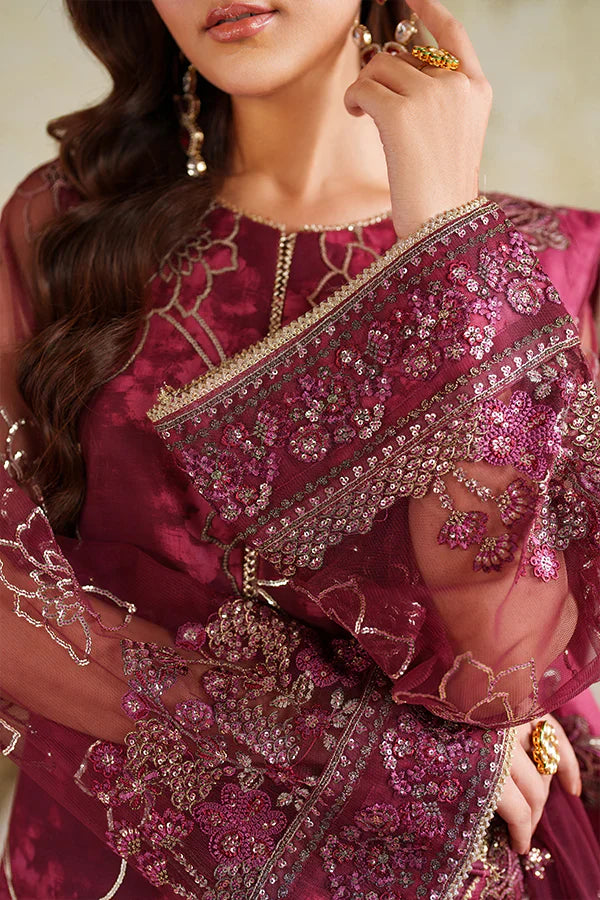 Zarif | Zaneera Printed & Embroidered Formals | ZRF-ZPE-07 FALEK - House Of Hania