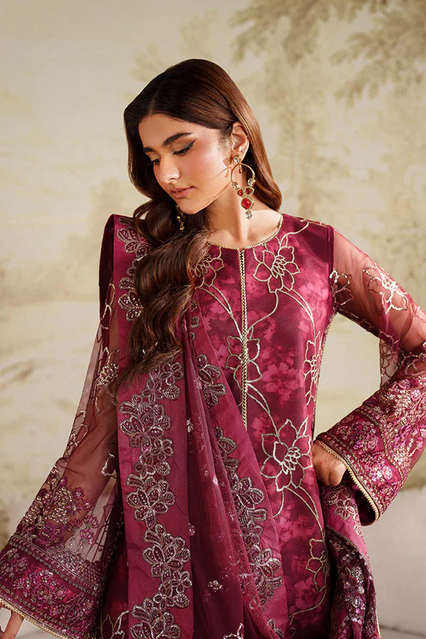 Zarif | Zaneera Printed & Embroidered Formals | ZRF-ZPE-07 FALEK - House Of Hania