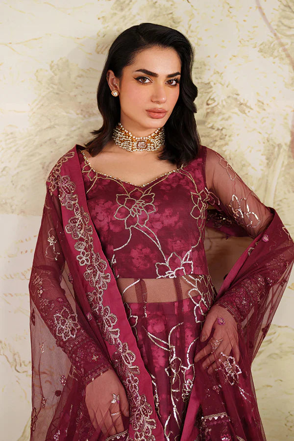 Zarif | Zaneera Printed & Embroidered Formals | ZRF-ZPE-07 FALEK - House Of Hania