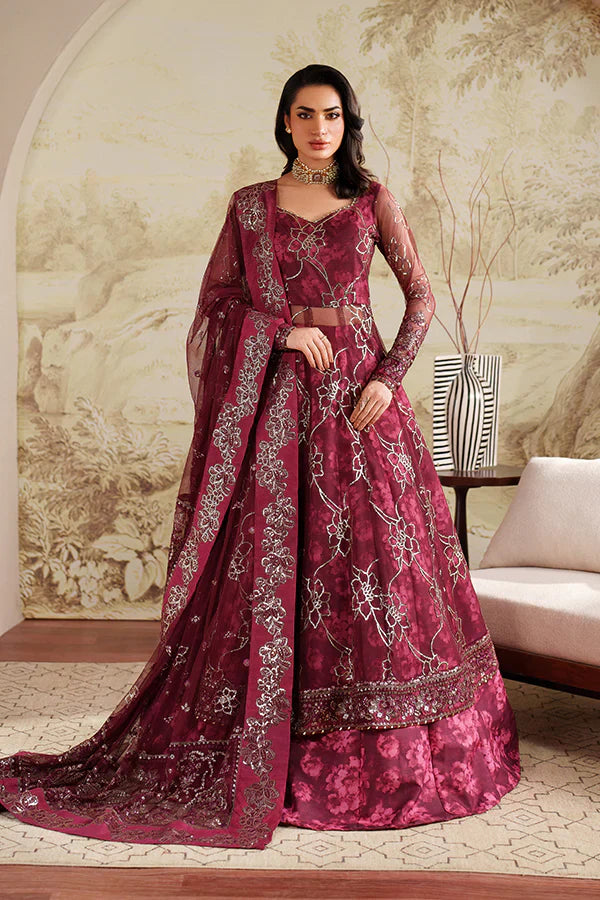 Zarif | Zaneera Printed & Embroidered Formals | ZRF-ZPE-07 FALEK - House Of Hania