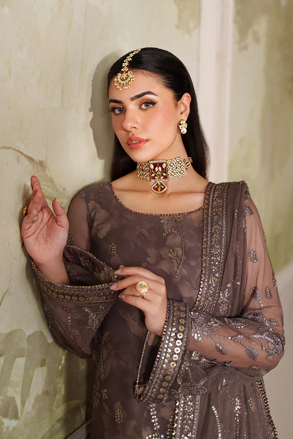 Zarif | Zaneera Printed & Embroidered Formals | ZRF-ZPE-08 MAHVEER - House Of Hania