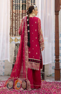 Zarin by Eleshia Embroidered Bamber 3Pc Suit D-08 Narina - House Of Hania