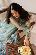 Zarin by Eleshia Embroidered Net 3Pc Suit D-01 Zarela - House Of Hania