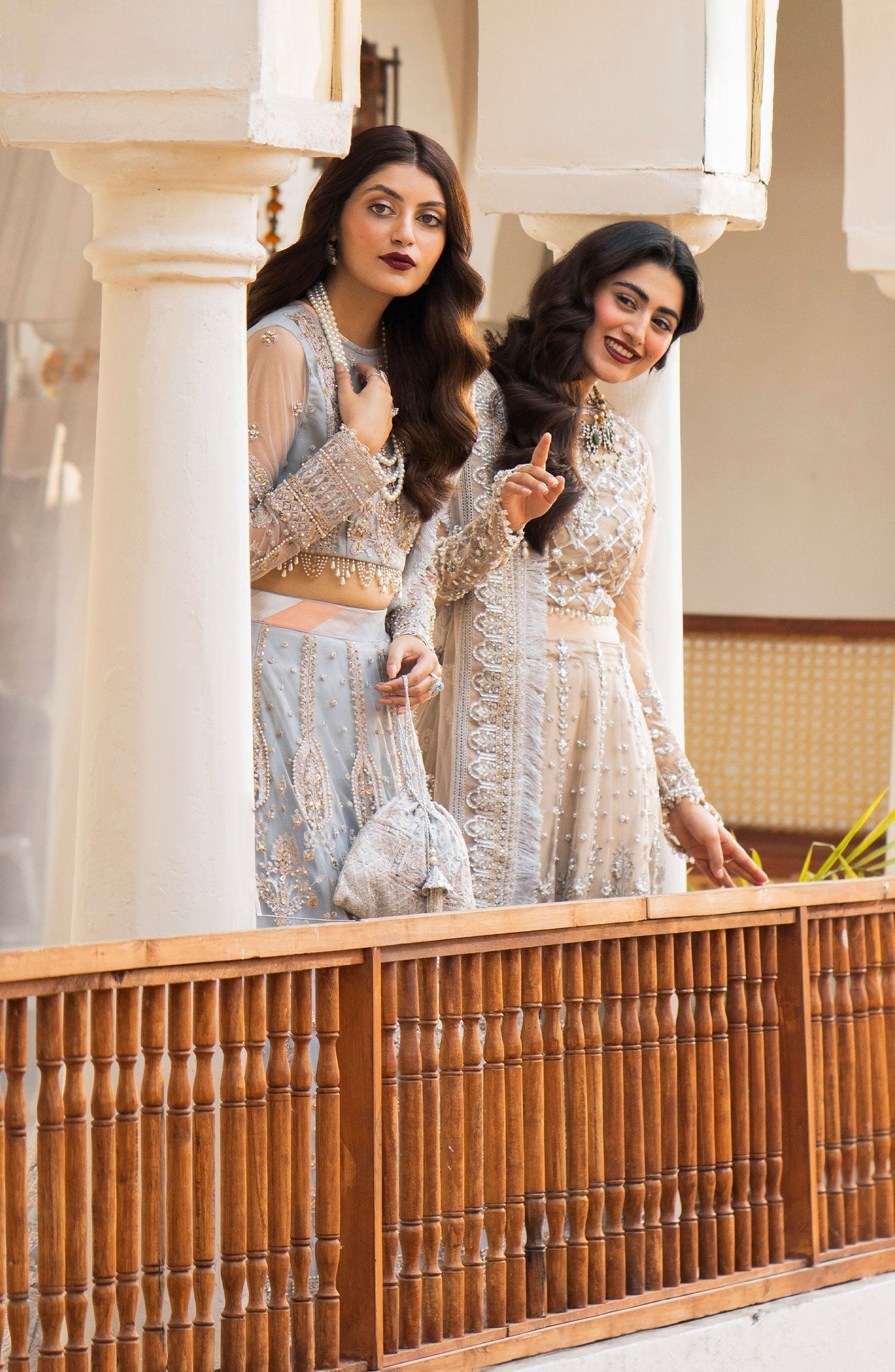 Zarin by Eleshia Embroidered Net 3Pc Suit D-04 Nerisa - House Of Hania