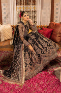 Zarin by Eleshia Embroidered Net 3Pc Suit D-09 Kamila - House Of Hania