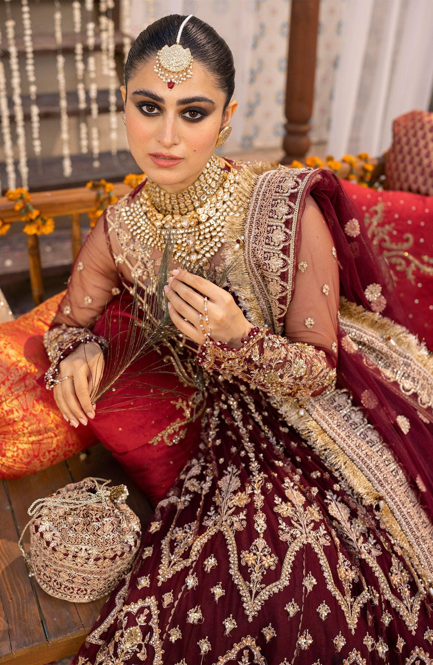 Zarin by Eleshia Embroidered Net 3Pc Suit D-10 Avyanna - House Of Hania