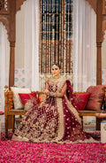 Zarin by Eleshia Embroidered Net 3Pc Suit D-10 Avyanna - House Of Hania