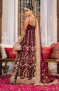 Zarin by Eleshia Embroidered Net 3Pc Suit D-10 Avyanna - House Of Hania